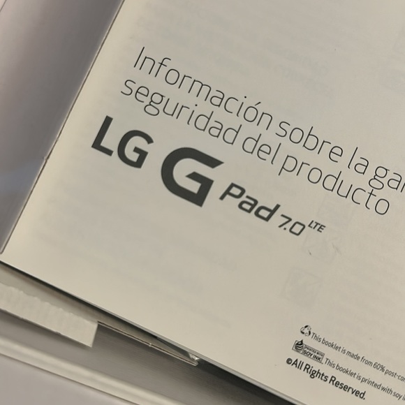 LG- G pad 7.0 NEW!!! open box - Picture 10 of 16